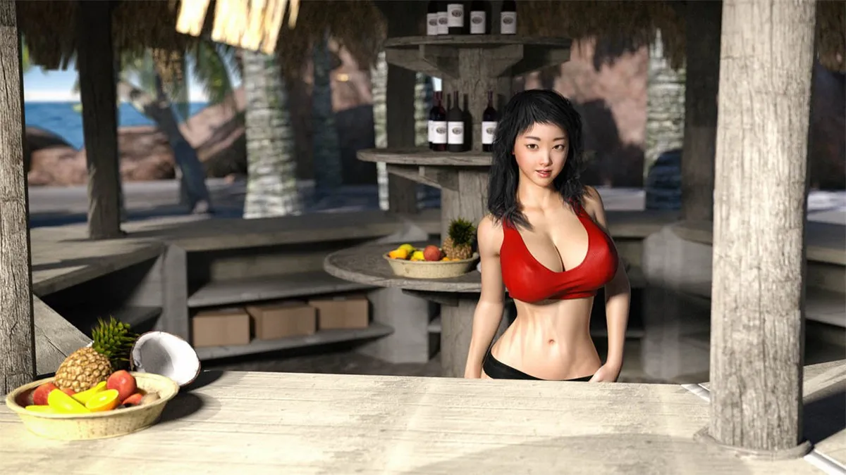 RENPY神作：假日岛V4.1汉化版 PC+安卓／动态／自由沙盒／3D+攻略+作弊