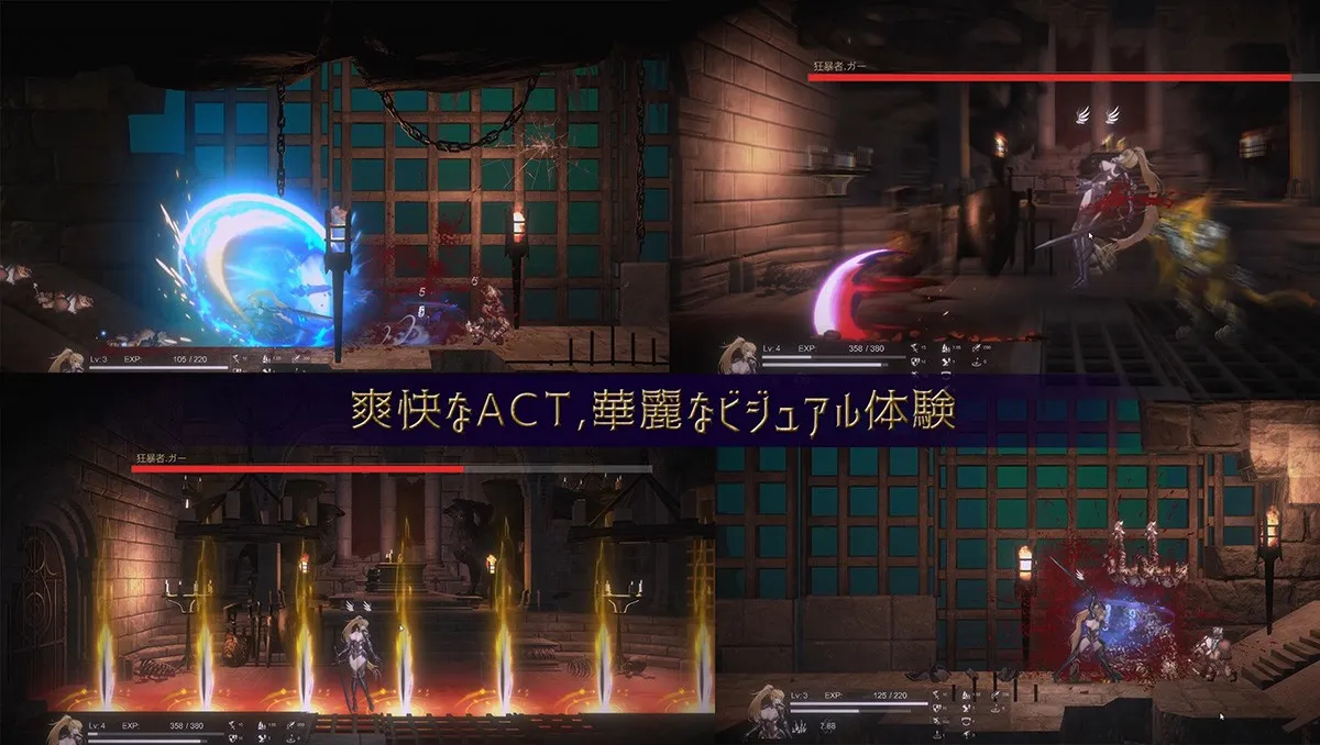 圣骑士复仇之夜完结中文版：类似荆罪修女的美女横版过关打斗游戏