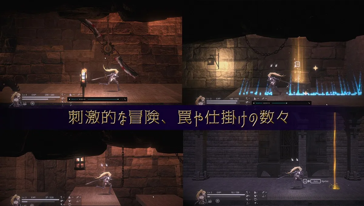 圣骑士复仇之夜完结中文版：类似荆罪修女的美女横版过关打斗游戏
