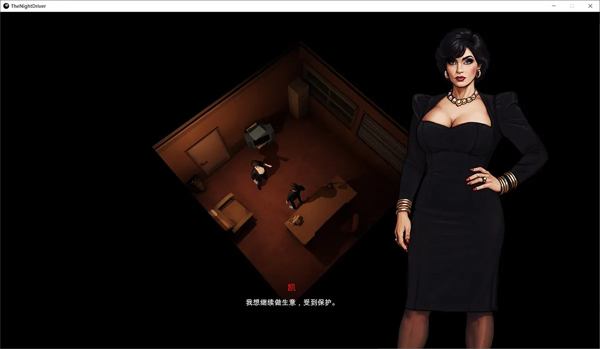 夜间司机 The Night Driver v1.5汉化版 新增剧情人物 + 全攻略 + 存档 + 作弊指南 + 画廊解锁