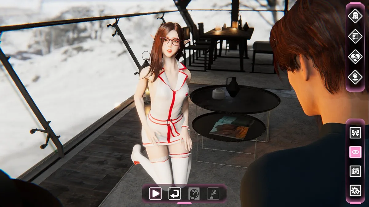 爱情挑战Love challenge V1.6.6：雪山别墅和三个美女的激情假期+3D捆绑包
