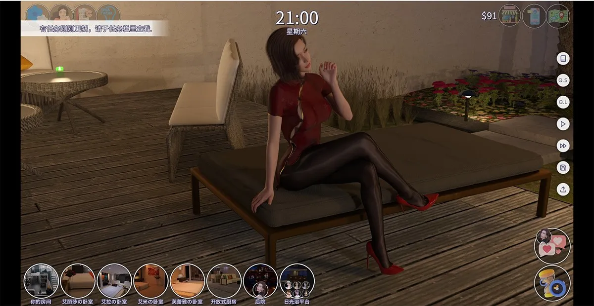 爱欲之都City Lights Love V0.2.1.8中文版 电脑+安卓+攻略+存档+画廊全解锁 变身沙盒游戏，新增八大系统