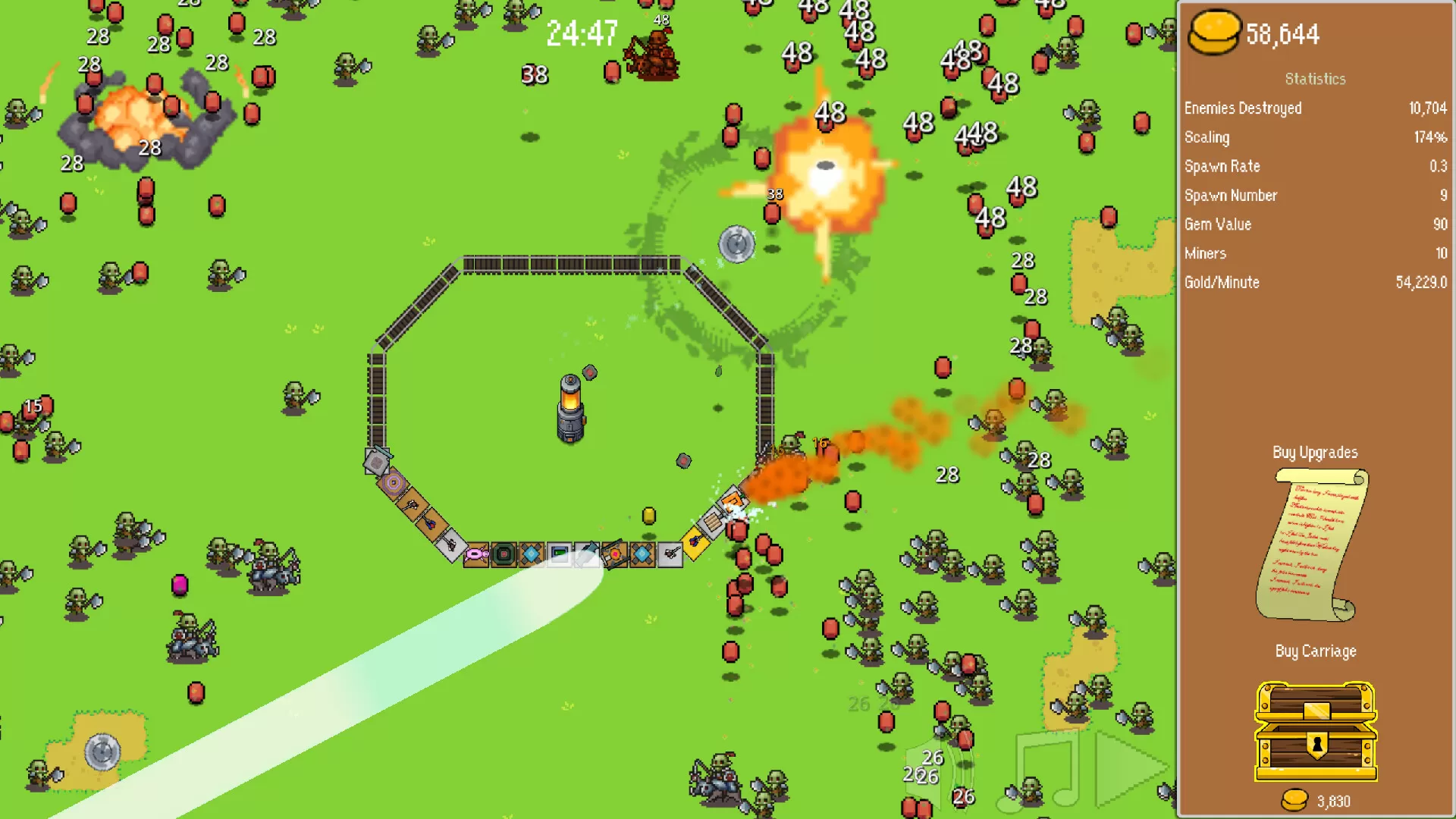 All Aboard! 火车防御特快／All Aboard! The Train Defense Express／（STEAM：￥）八蛇游戏