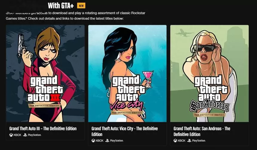 GTA三部曲：终极版／侠盗猎车手三部曲：终极版／Grand Theft Auto： The Trilogy – The Definitive Edition