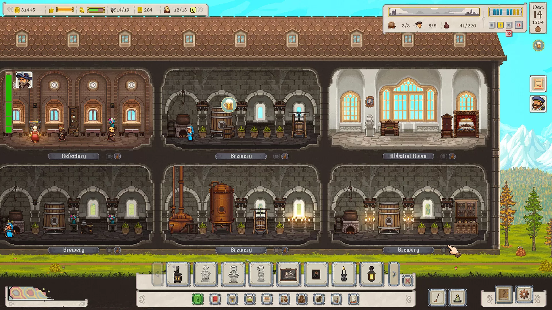 修道院酿酒大亨／Ale Abbey – Monastery Brewery Tycoon