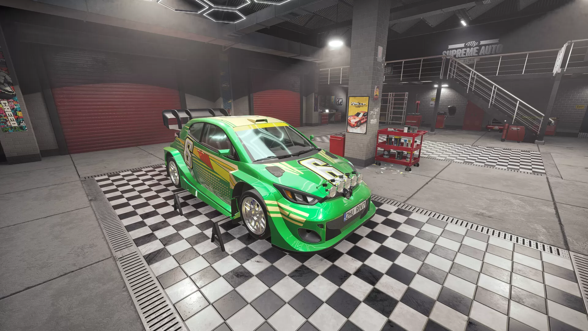 拉力修车模拟器／Rally Mechanic Simulator／（STEAM：￥34.00）