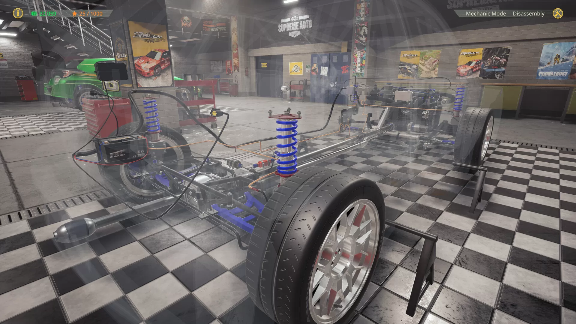 拉力修车模拟器／Rally Mechanic Simulator／（STEAM：￥34.00）