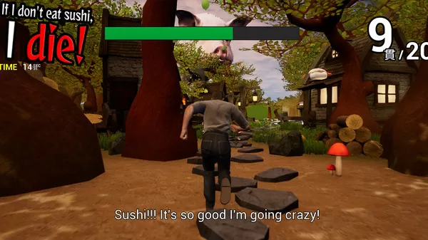是时候吃点寿司了，否则我们会死的！Im going to die if I dont eat sushi!