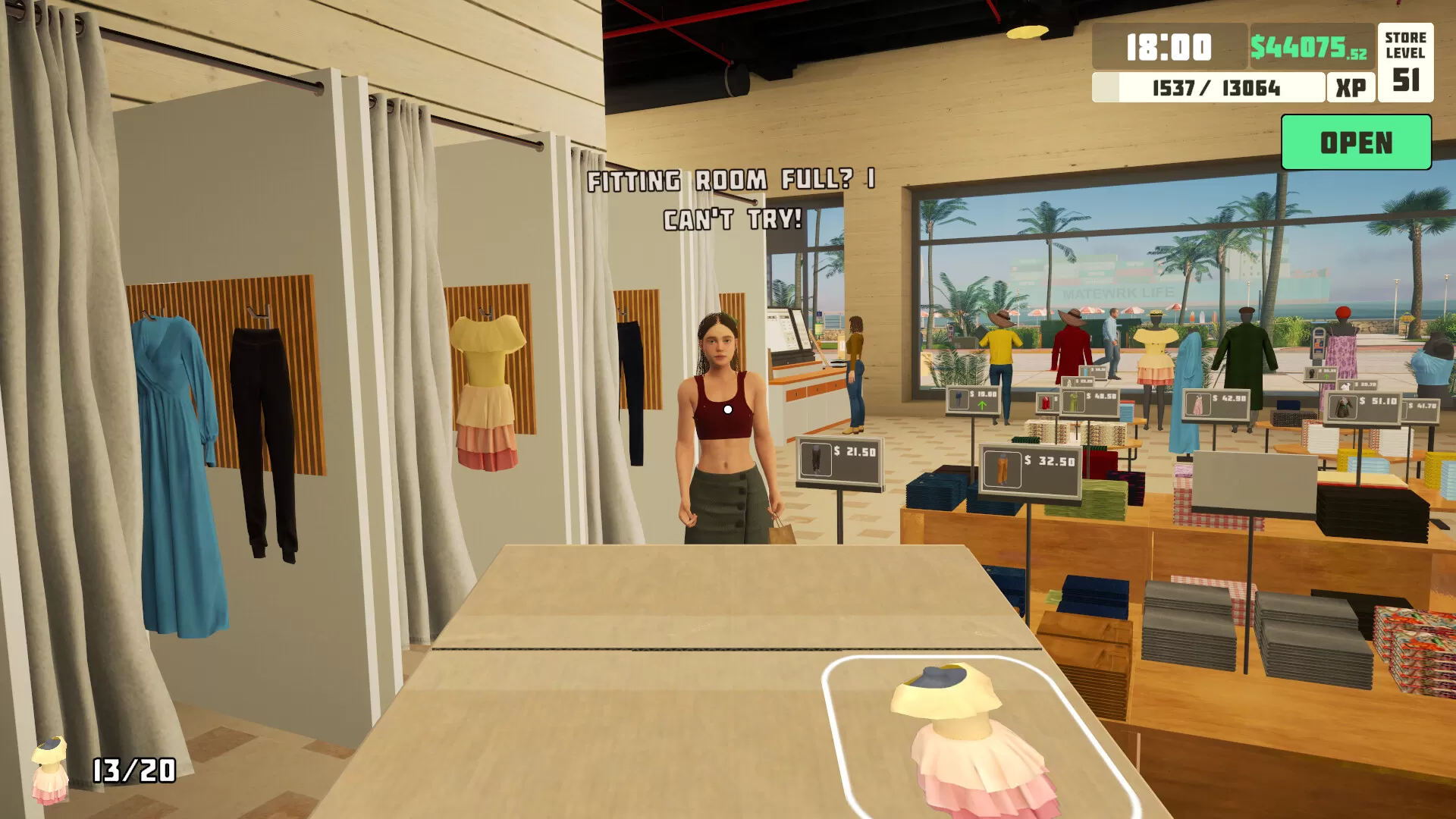 服装商店模拟器／siMarket Cloth Store Simulator／（STEAM：￥24.75）