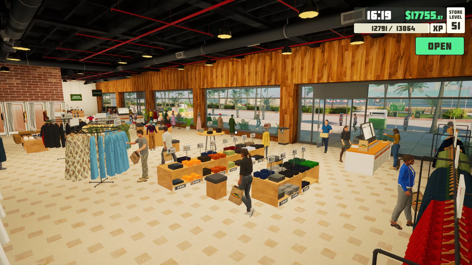 服装商店模拟器／siMarket Cloth Store Simulator／（STEAM：￥24.75）
