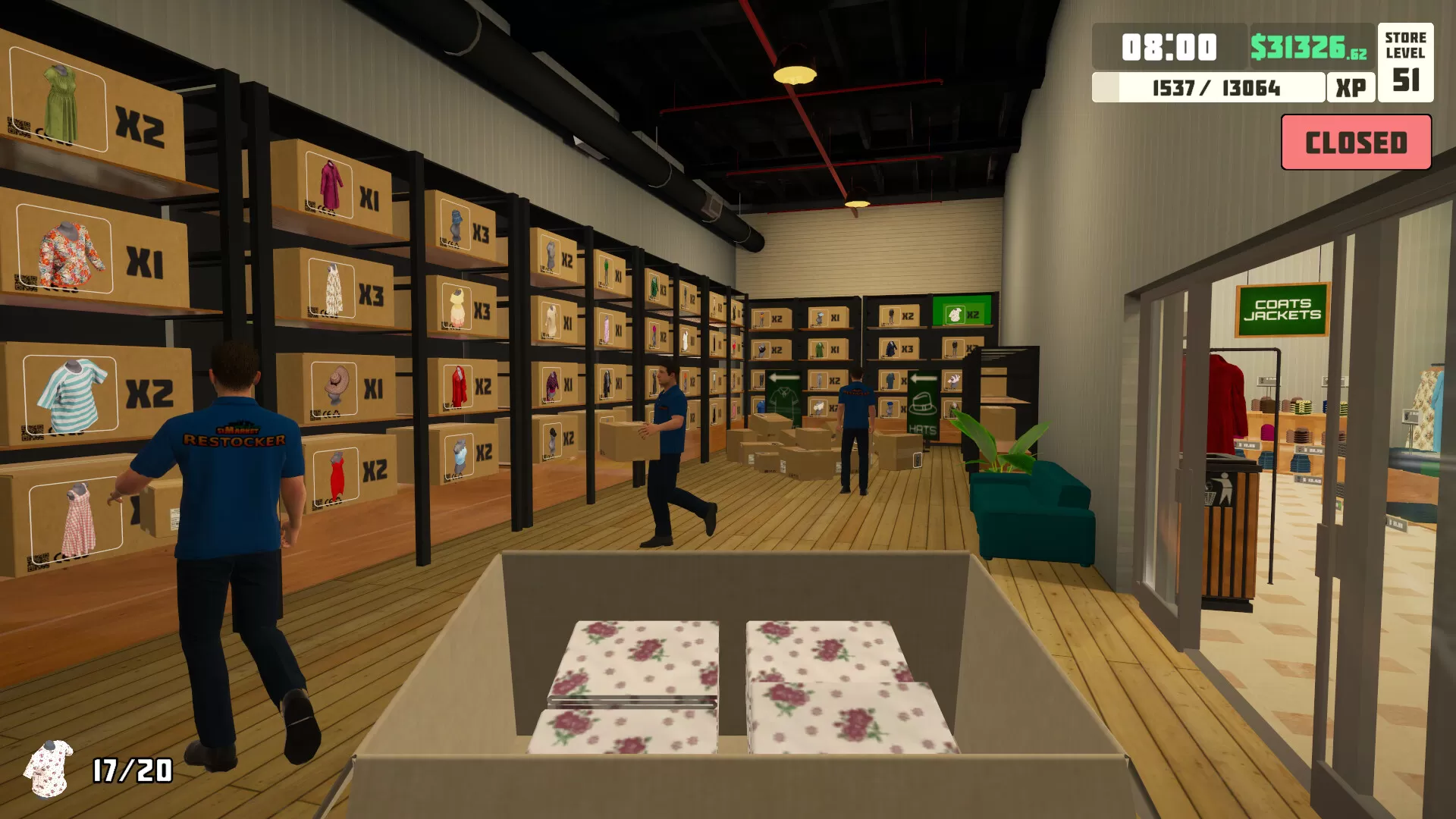 服装商店模拟器／siMarket Cloth Store Simulator／（STEAM：￥24.75）