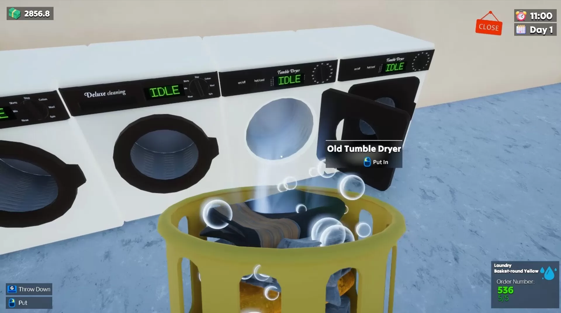 洗衣店模拟器：洗刷刷！／Laundry & Supermarket Simulator