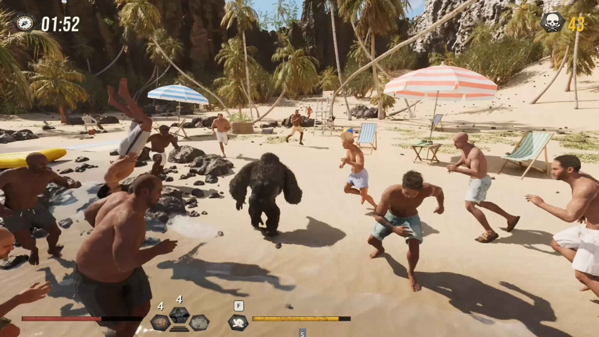 猩猩对战100个男人／Gorilla Vs 100 Men／（STEAM：￥29.40）