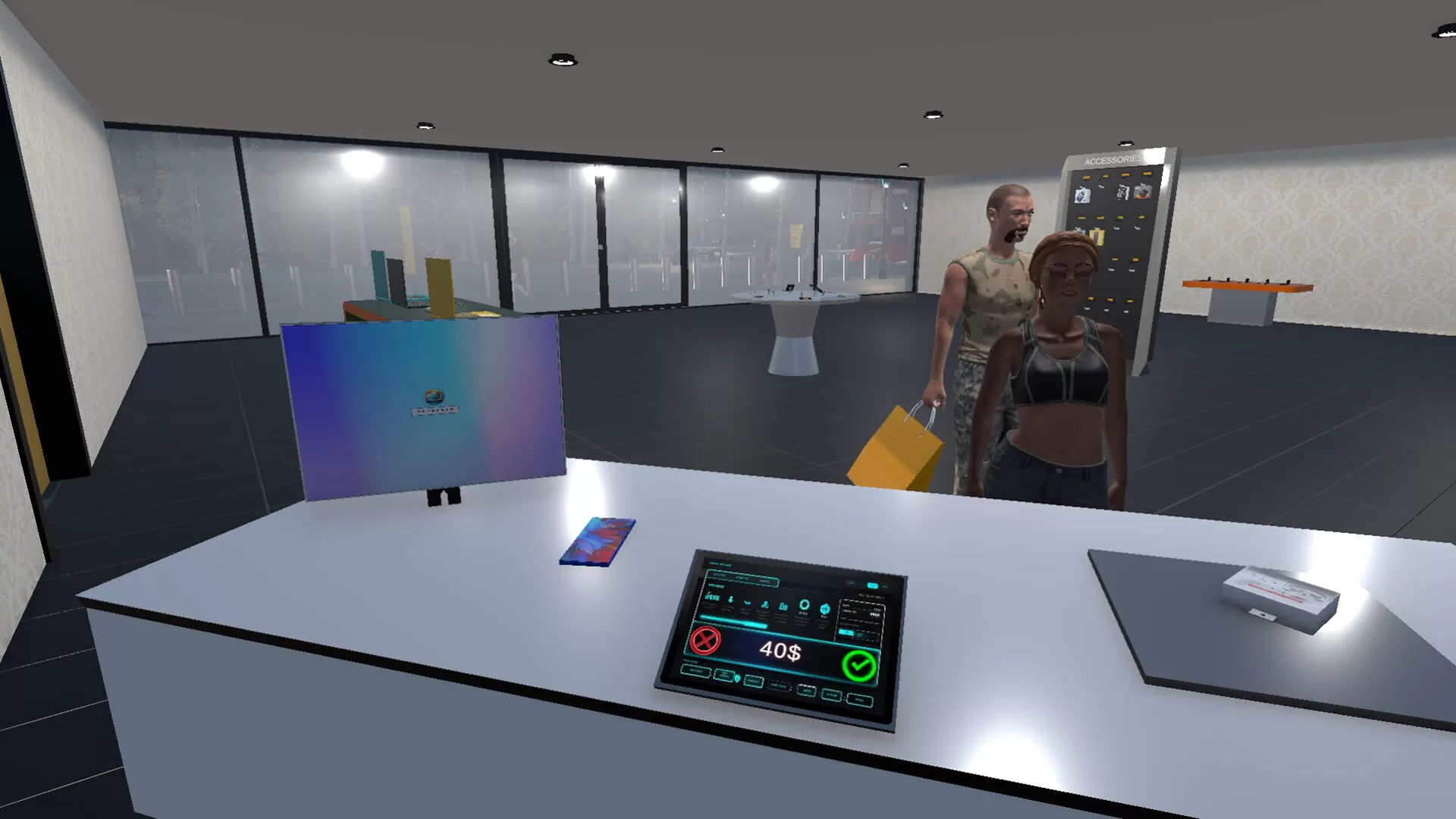 电子商店模拟器／Electronic shop simulator