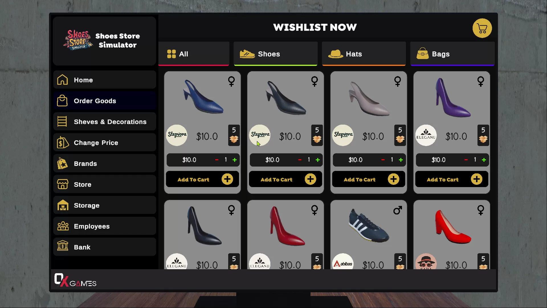 鞋店模拟器／Shoes Store Simulator